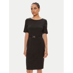 Boss Hétköznapi ruha Daleah 50490041 Fekete Slim Fit