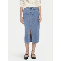 ONLY Farmer szoknya Siri 15324365 Kék Regular Fit