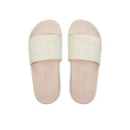 Calvin Klein Jeans Papucs Slide Monogram Co YW0YW00103 Ekru