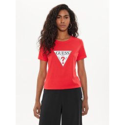 Guess Póló W1YI1B I3Z14 Piros Regular Fit