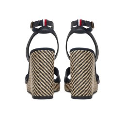Tommy Hilfiger Szandál Im Raffia Sandal FW0FW08224 Sötétkék