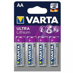 Elem, AA ceruza, 4 db, lítium, VARTA \Ultra Lithium\ [4 db]