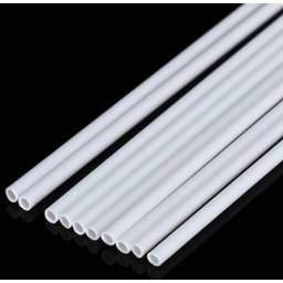 10db Műanyag Cső Abs 50 Cm×10 Mm Fehér Színű (5545)