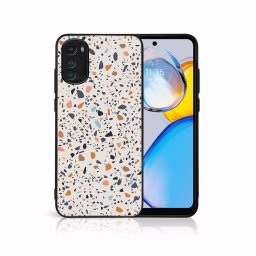 PROTEMIO MY ART Védőburkolat a Motorola Moto E32 / E32s BEIGE TERRAZZO (162) számára