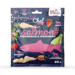 Syta Micha száraztáp lazac paszternák és eper 60g
