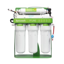 Ecosoft P'URE Balance tartályos fordított ozmózisos víztisztító nyomásfokozó pumpával, visszasózóval-RO 6