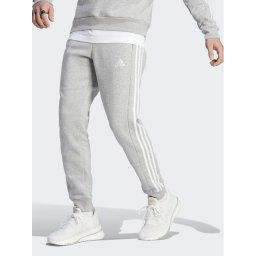 adidas Melegítő alsó Essentials Fleece 3-Stripes Cuff IJ6494 Szürke Regular Fit