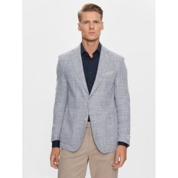 Carl Gross Zakó Timbo 128232-002 Kék Regular Fit