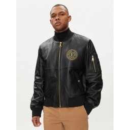 Versace Jeans Couture Bomber dzseki 76GAVP06 Fekete Regular Fit