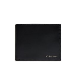 Calvin Klein Nagyméretű férfi pénztárca Ck Smooth Trifold 10Cc W/Coi K50K512078 Fekete