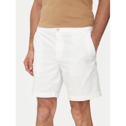 Boss Szövet rövidnadrág Kane-Shorts 50512527 Fehér Regular Fit