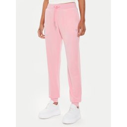 Guess Melegítő alsó V3BB27 KBXI2 Rózsaszín Regular Fit