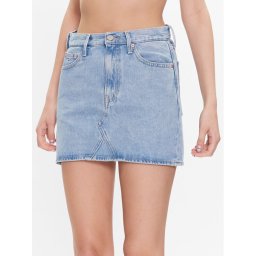 Tommy Jeans Farmer szoknya Izzie DW0DW15628 Kék Regular Fit