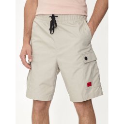 Hugo Szövet rövidnadrág Garlio242 50510594 Szürke Regular Fit