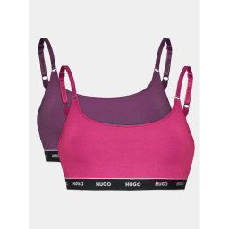 Hugo 2 db sport melltartó Twin Bralette 50480158 Rózsaszín