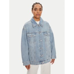 Hugo Farmer kabát Icon 50514090 Kék Oversize