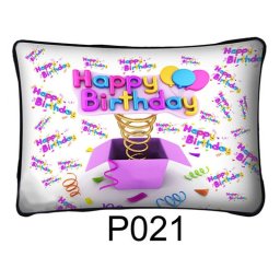 Happy Birthday Rugós doboz P021 - Tréfás Díszpárna