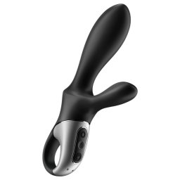 Satisfyer Heat Climax+ - app-vezérelt melegítő anál vibrátor (fekete)