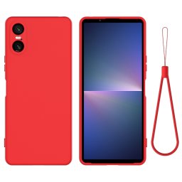 RUBBER Védőburkolat Sony Xperia 10 VI piros