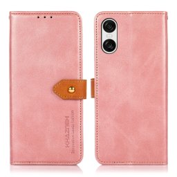 KHAZNEH DUAL-COLOR Pénztárcahuzat Sony Xperia 10 VI pinkhez