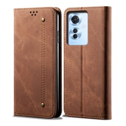 DENIM Pénztárcahuzat Oppo Reno11 F 5G barna