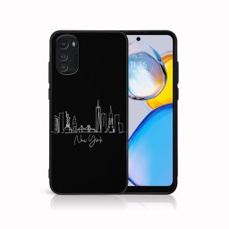 PROTEMIO MY ART Védőburkolat a Motorola Moto E32 / E32s NEW YORK (207) számára