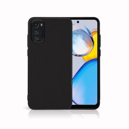 PROTEMIO MY ART Védőburkolat a Motorola Moto E32 / E32s számára CARBON (231)
