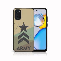 PROTEMIO MY ART Védőburkolat a Motorola Moto E32 / E32s számára ARMY (236)