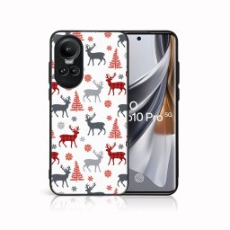 PROTEMIO MY ART Karácsonyi kivitelű borító Oppo Reno10 5G / Reno 10 Pro 5G DEER (068)