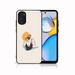 PROTEMIO MY ART Védőburkolat a Motorola Moto E32 / E32s számára WOMAN (197)