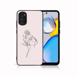 PROTEMIO MY ART Védőburkolat a Motorola Moto E32 / E32s ROSE számára GIRL (198)