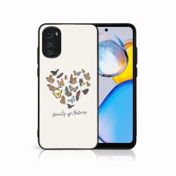 PROTEMIO MY ART Védőburkolat a Motorola Moto E32 / E32s számára BUTTERFLIES (240)