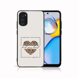 PROTEMIO MY ART Védőburkolat a Motorola Moto E32 / E32s számára WILD HEART (241)