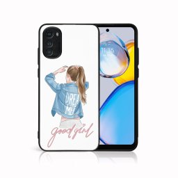 PROTEMIO MY ART Védőburkolat a Motorola Moto E32 / E32s számára JÓ GIRL (130)