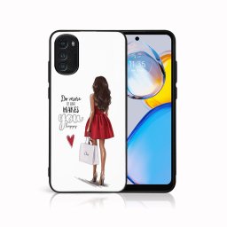 PROTEMIO MY ART Védőburkolat a Motorola Moto E32 / E32s számára RED DRESS (137)