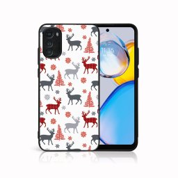PROTEMIO MY ART Karácsonyi kivitelű borító Motorola Moto E32 / E32s DEER (068)