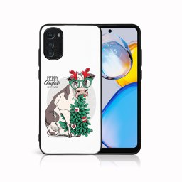 PROTEMIO MY ART Karácsonyi kivitelű borító Motorola Moto E32 / E32s MERRY CHRISTMAS (074)