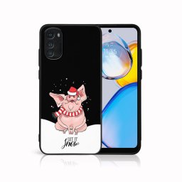 PROTEMIO MY ART Karácsonyi kivitelű borító Motorola Moto E32 / E32s LET IT SNOW (075)
