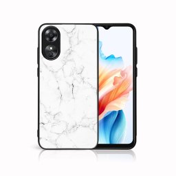 PROTEMIO MY ART Védőburkolat a Oppo-hoz A38 WHITE MARBLE (144)