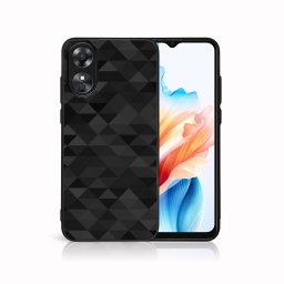PROTEMIO MY ART Védőburkolat a Oppo-hoz A38 BLACK TRIANGLES (232)