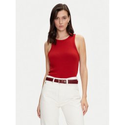 Tommy Hilfiger Felső WW0WW38635 Piros Slim Fit