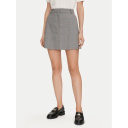 Tommy Hilfiger Trapéz szoknya WW0WW42249 Szürke Regular Fit