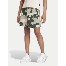 adidas Sport rövidnadrág Seasonal Essentials Camouflage IV7382 Zöld Regular Fit