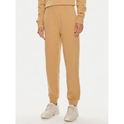 Calvin Klein Melegítő alsó Nano Logo K20K207214 Bézs Relaxed Fit