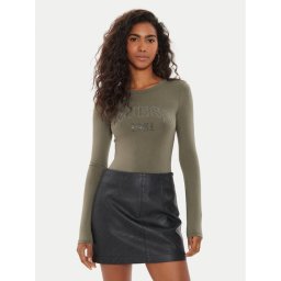 Guess Body Alexandra W4YP06 K68D2 Zöld Slim Fit