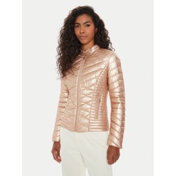 Guess Bőrkabát New Vona W4YL06 KCBV0 Rózsaszín Regular Fit