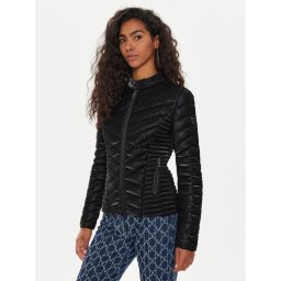 Guess Bőrkabát W4YL06 KCBV0 Fekete Regular Fit