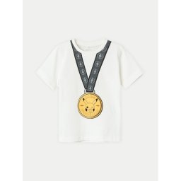 NAME IT Póló POKEMON 13231977 Fehér Regular Fit