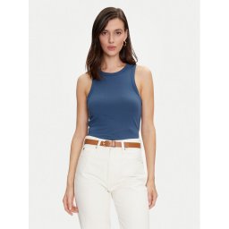 Tommy Hilfiger Felső WW0WW38635 Kék Slim Fit