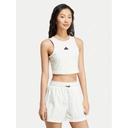 adidas Felső City Escape JD8185 Fehér Slim Fit